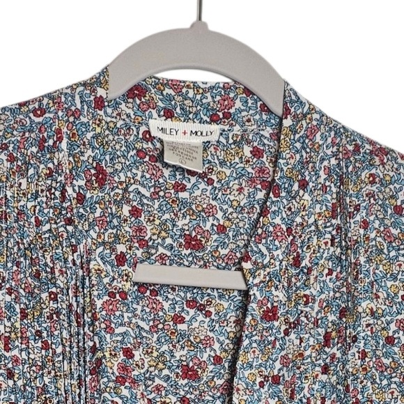 Floral Print Blouse - Multicolor - Picture 2 of 5